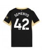 Ženski Nogometna dresi replika Manchester City Antoine Semenyo #42 Gostujoči 2026-27 Kratek rokav Ženski Nogometna dresi replika Manchester City Antoine Semenyo #42 Gostujoči 2026-27 Kratek rokav